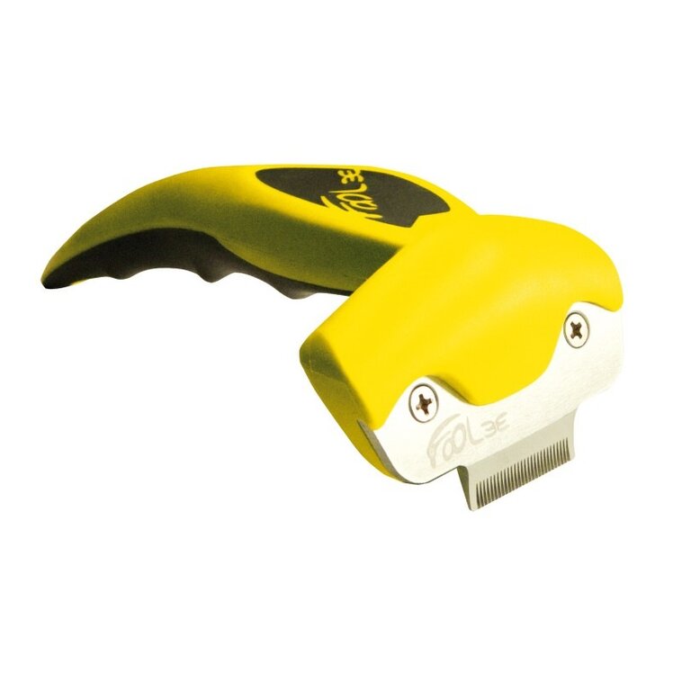 Фурминатор Foolee Small желтый для собак 4,5 см