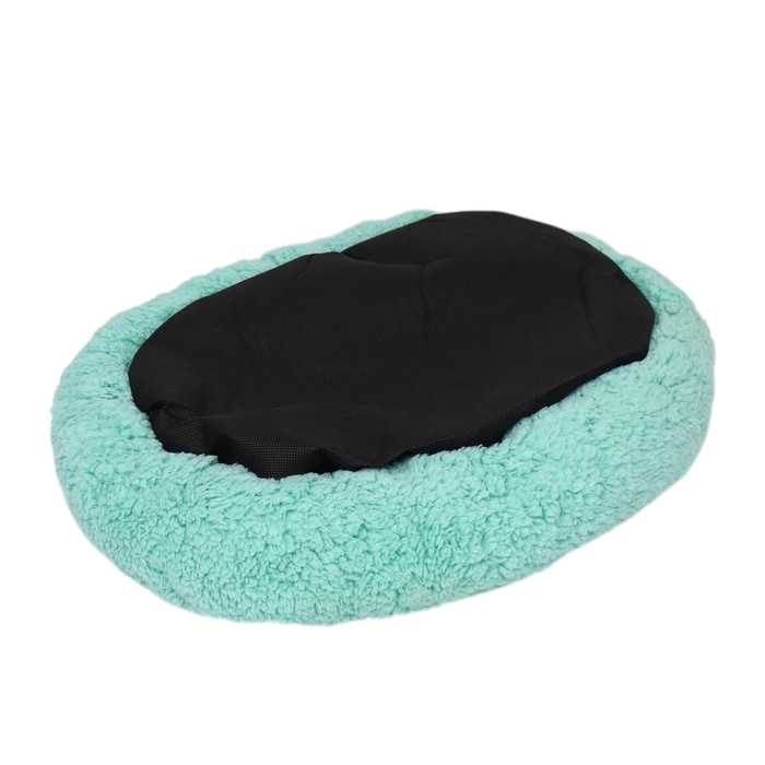 Лежанка Пижон Уют мягкий мех мятный для животных 45*35*11 см 2