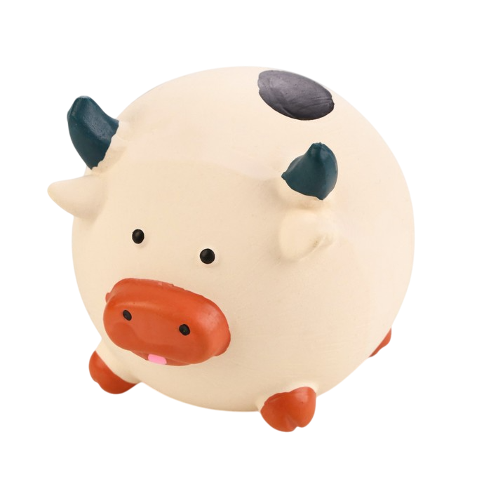 Игрушка Пижон Корова латекс для собак 8 см