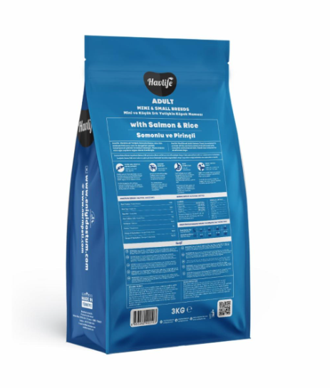 Havlife Лосось/рис для собак средних и крупных пород 2