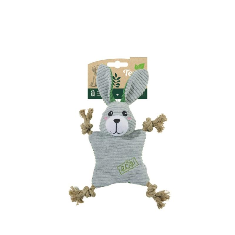 Игрушка Mpets Terra Nala Заяц Lulu мягкая для собак 30 см