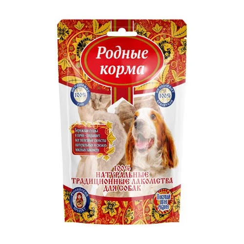 Лакомство Родные Корма Традиционные Хрящик лопаточный говяжий для собак 55 г