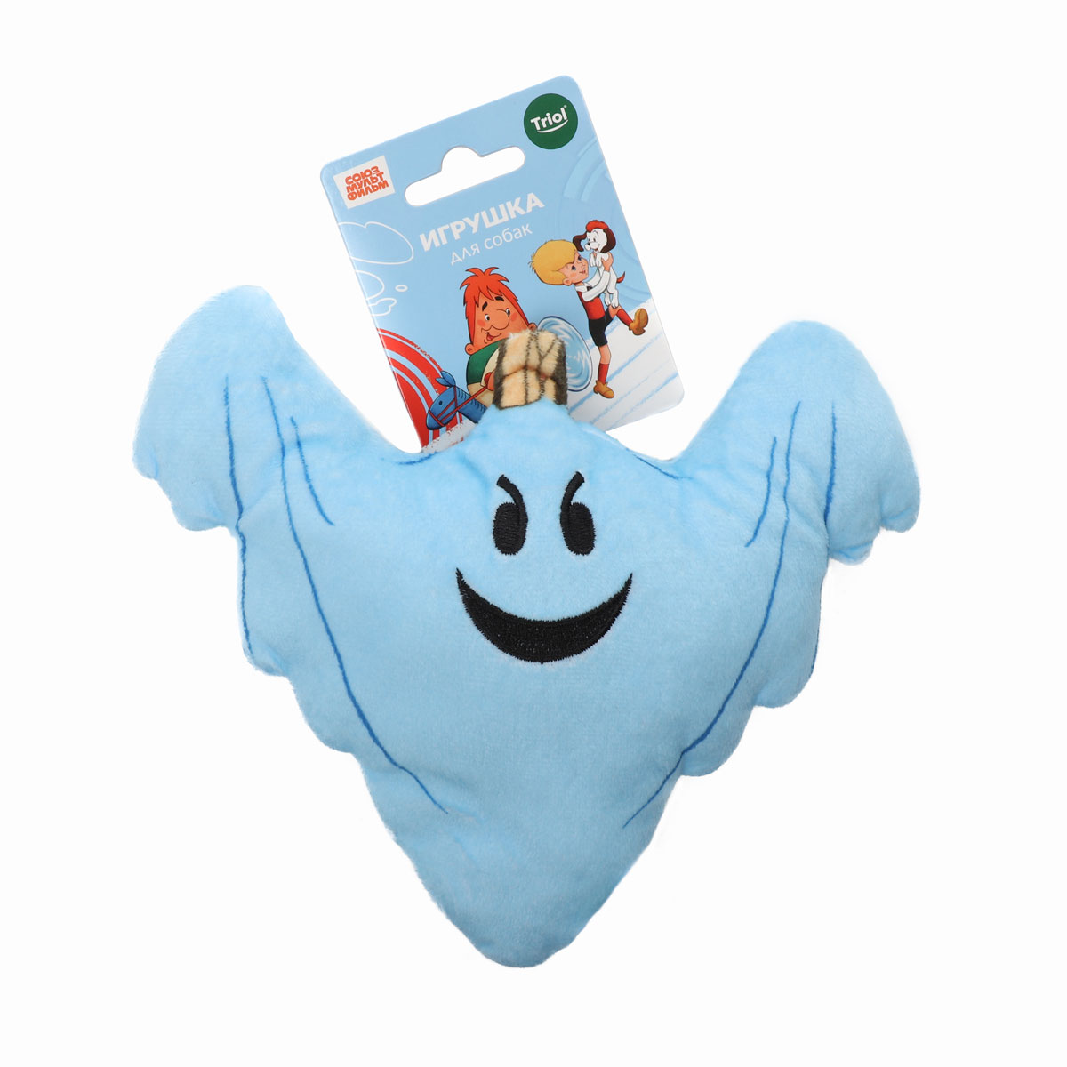 Игрушка Triol Карлсон Дружелюбное привидение с пищалкой для собак 20см