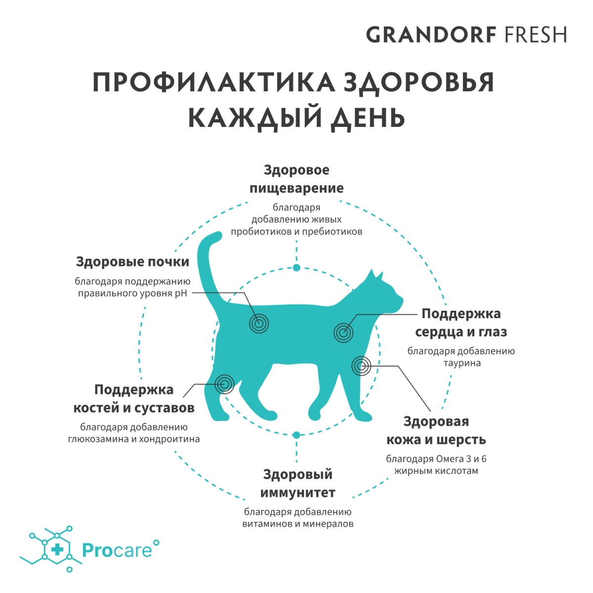 Grandorf Fresh Sterilised Индейка/батат для кошек 7