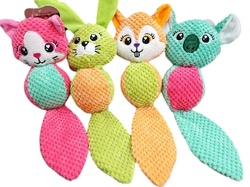 Игрушка Wogy Зверята с мячом для собак 34*9 см