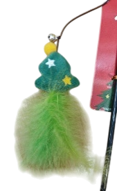 Дразнилка Wogy NEW YEAR Елочка для кошек 15 см 2