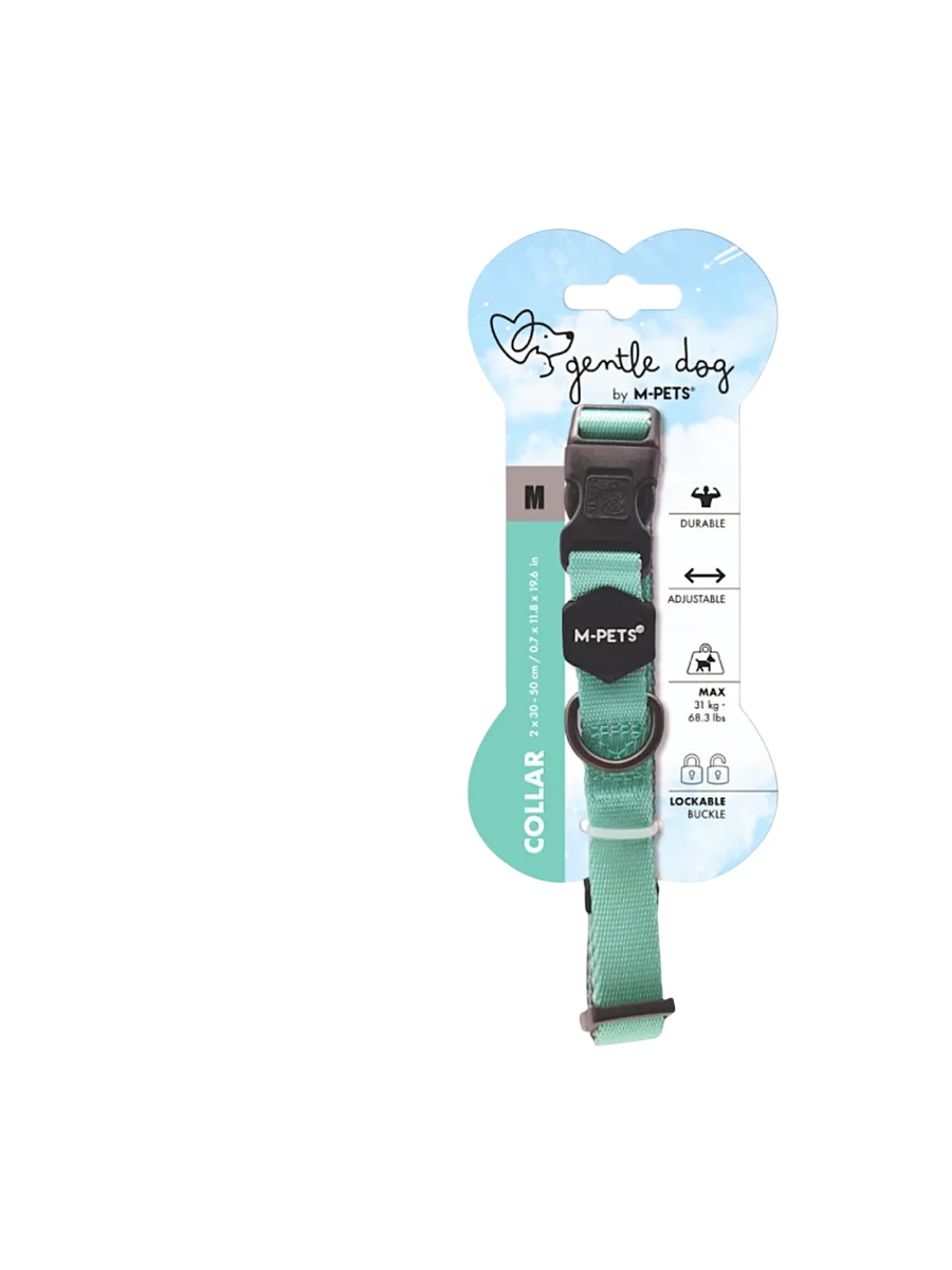 Ошейник Mpets Gentle dog бирюзовый для животных 3