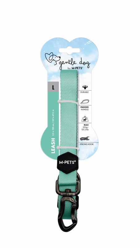 Поводок Mpets Gentle Dog бирюзовый для животных 4