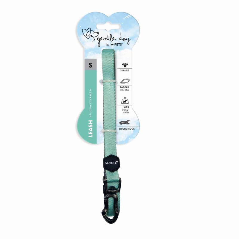 Поводок Mpets Gentle Dog бирюзовый для животных 2