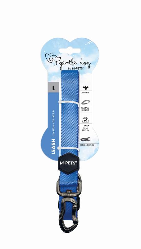Поводок Mpets Gentle Dog синий для животных 4