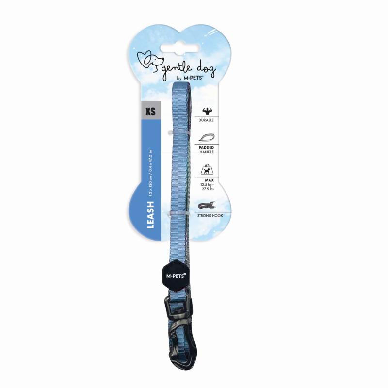 Поводок Mpets Gentle Dog синий для животных