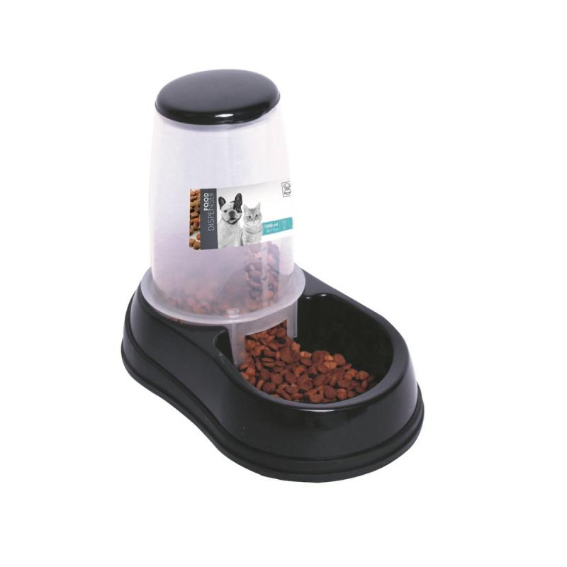 Диспенсер для корма Mpets 1500мл пластик для животных 12*12*21см