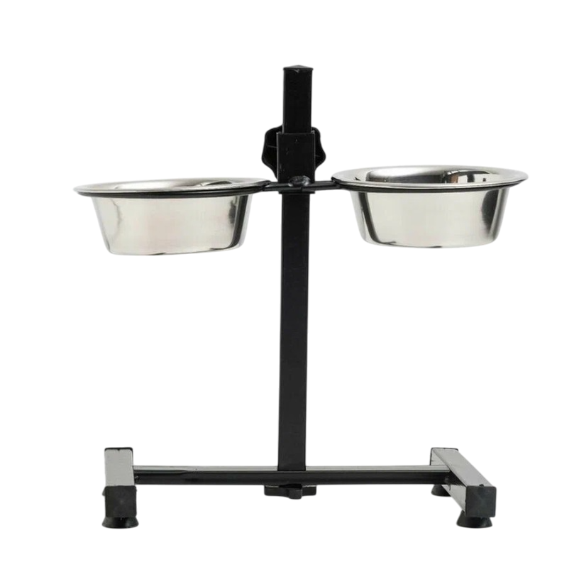 Миски Уют металлические на стойке для собак 2*2,4 л