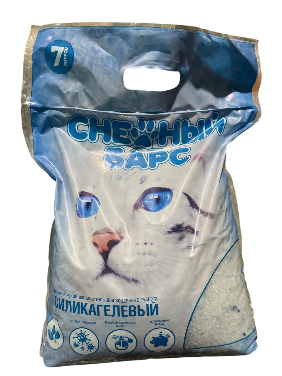 Наполнитель Снежный Барс силикагель для кошек 7 л 1