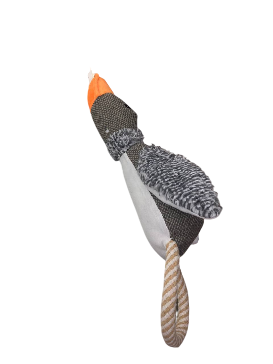 Игрушка Wogy Утка мягкая с ручкой для собак 40*13 см 2