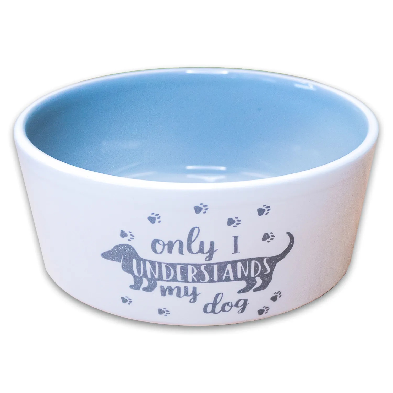 Миска Mr.Kranch Лапки серая для собак 300 мл