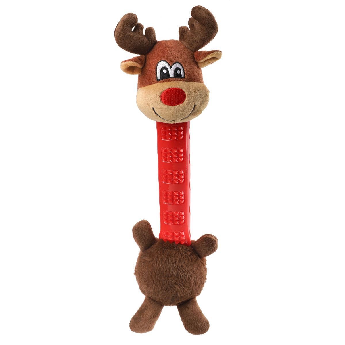 Игрушка Triol NEW YEAR Олень длинная шея для собак 44 см