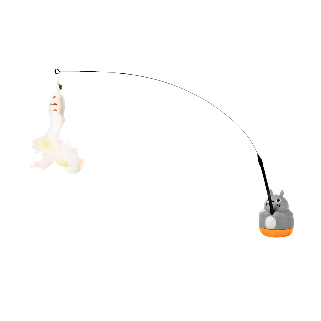 Дразнилка Wogy Котик с удочкой на липучке для кошек 70 см