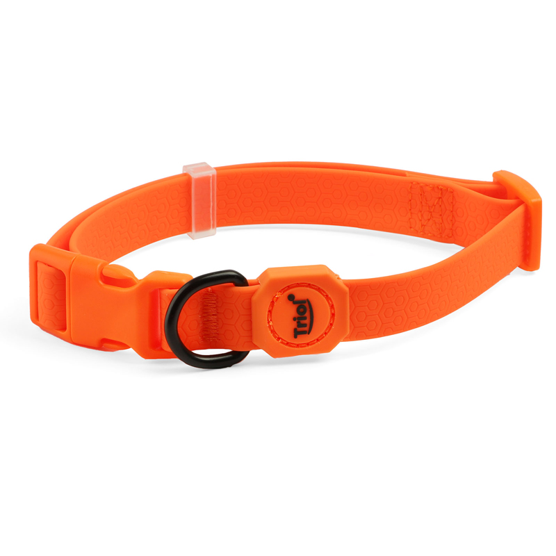 Ошейник Triol Матрица оранжевый биотан M для собак 20*34-49 см