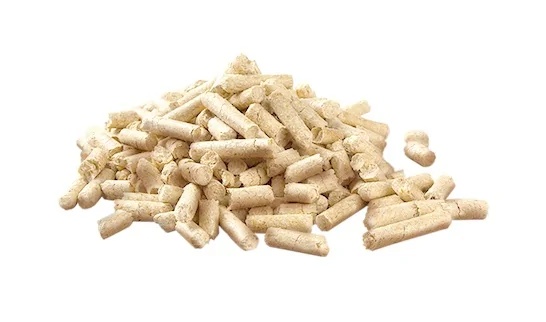 Наполнитель Ok-Lock растительный комкующийся Персик для кошек 3