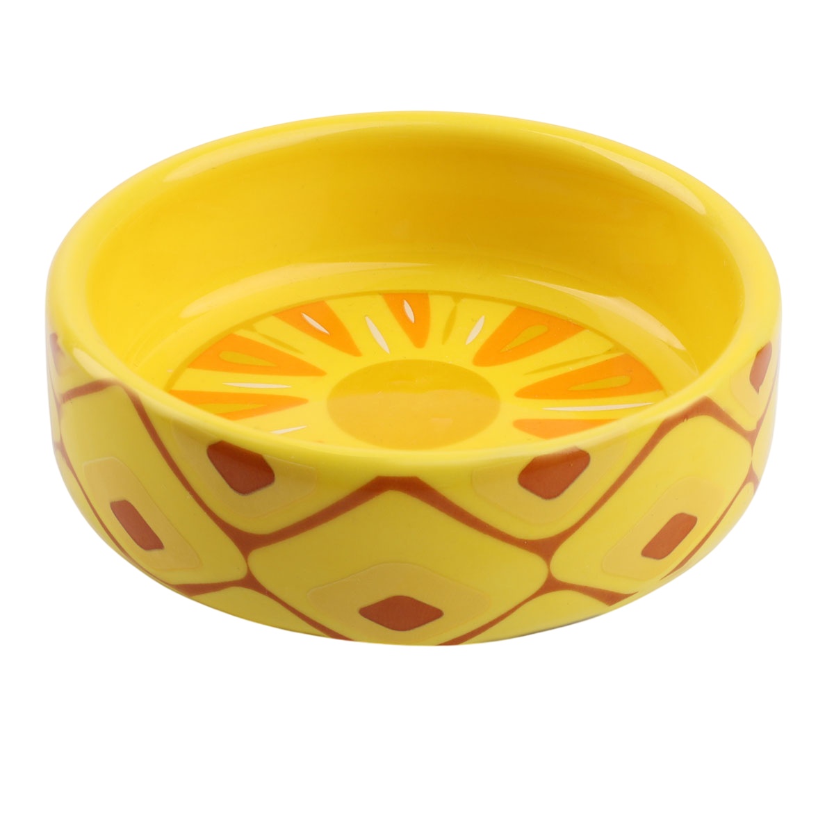 Миска Triol Ананас керамика для мелких животных 100 мл