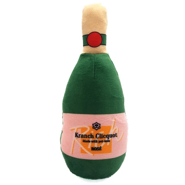 Игрушка Mr. Kranch Clicqout Шампанское с пищалкой для собак