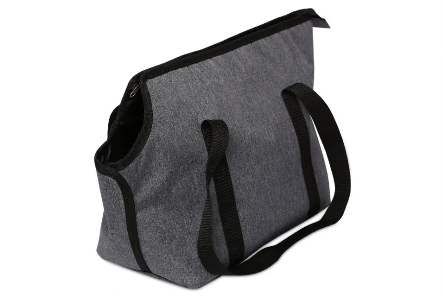 Сумка-переноска Lion Pets LM5405 с отверстием для головы серый для животных 30*16*24 см