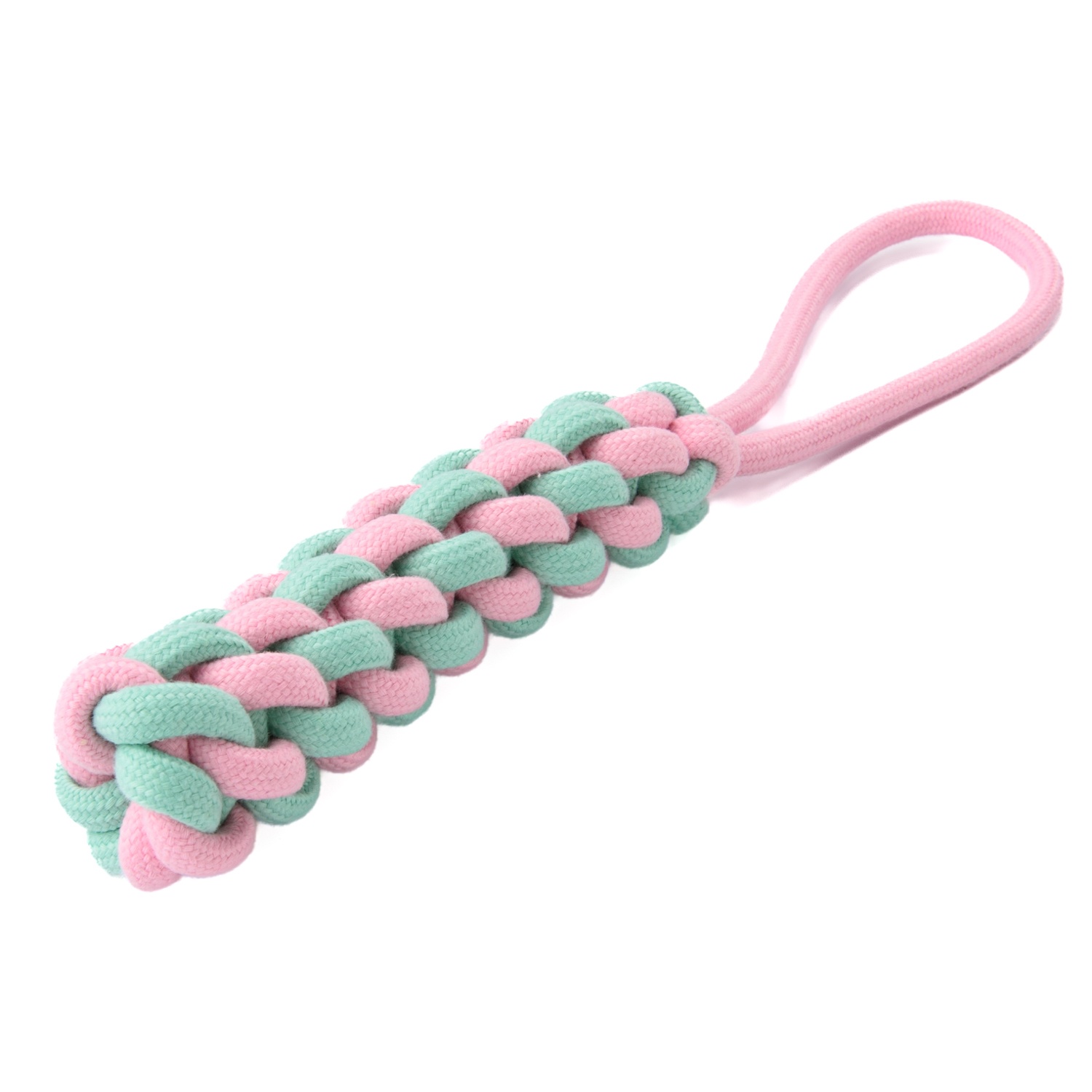Игрушка Mr. Kranch Жгут из каната цветной для животных 30*4 см