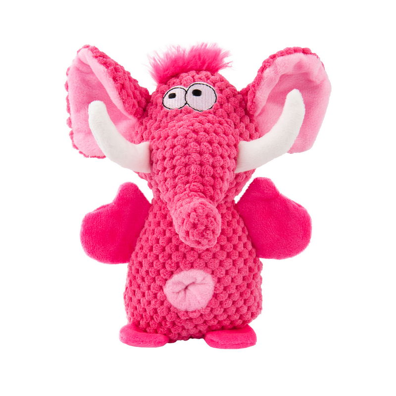 Игрушка Mr. Kranch Слон розовый для собак 21*15 см