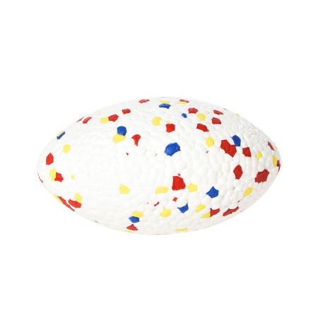 Мяч Pet-it Супер-прочный регби белый для собак 14 см