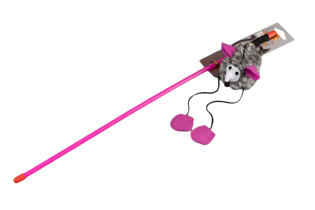 Дразнилка Wogy Ежик меховой с лапками для кошек 48 см