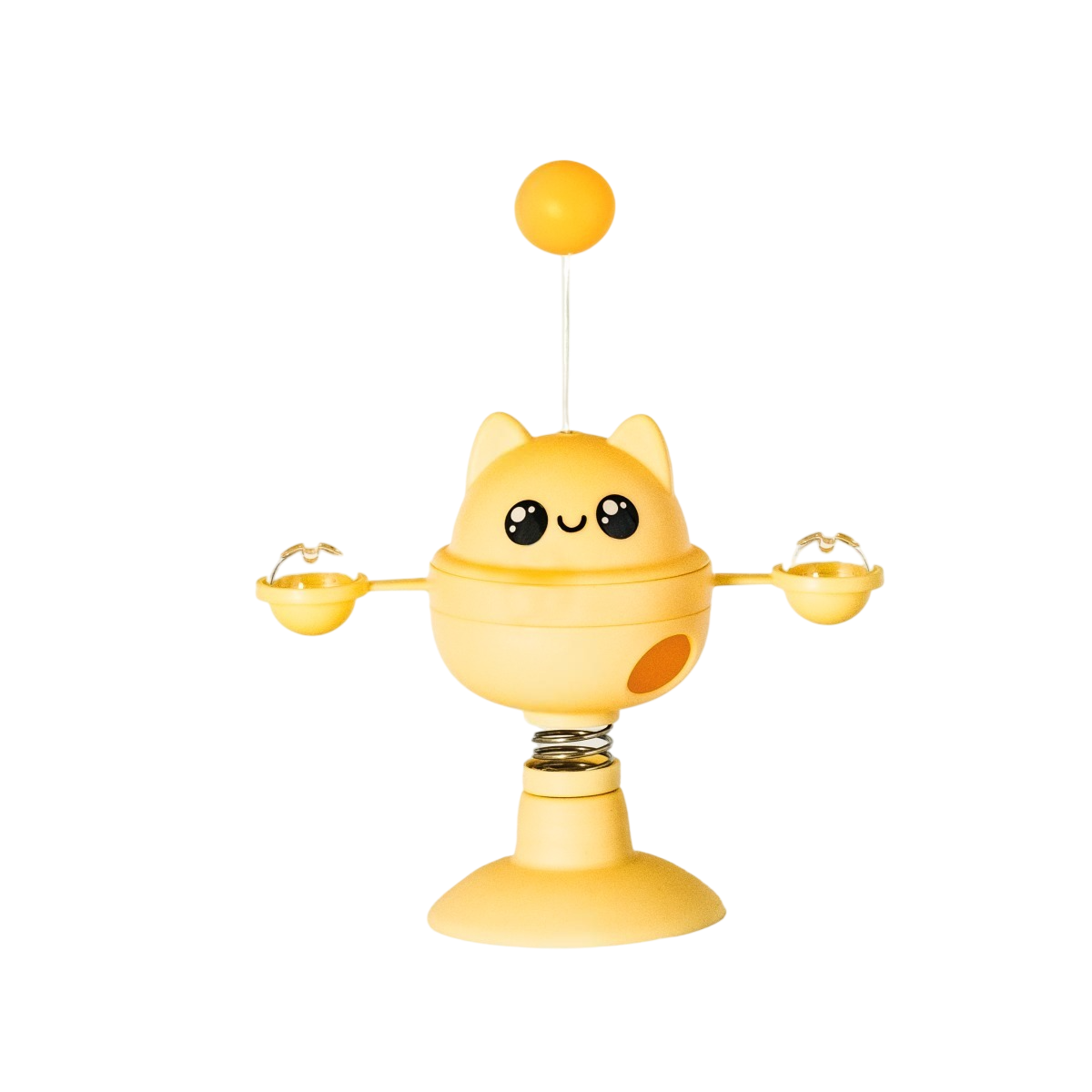 Игрушка Wogy Спиннер на пружинке с дразнилкой для кошек