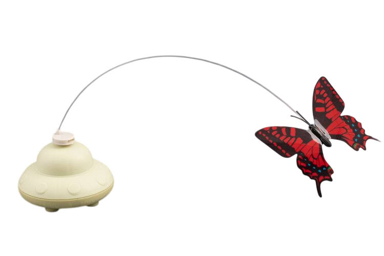 Игрушка Wogy Бабочка интерактивная для кошек 7,5*7*35 см