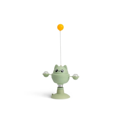 Игрушка Wogy Спиннер на пружинке с дразнилкой для кошек 2