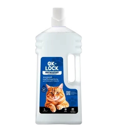 Наполнитель Ok-Lock Жидкий наполнитель для кошек 1 л