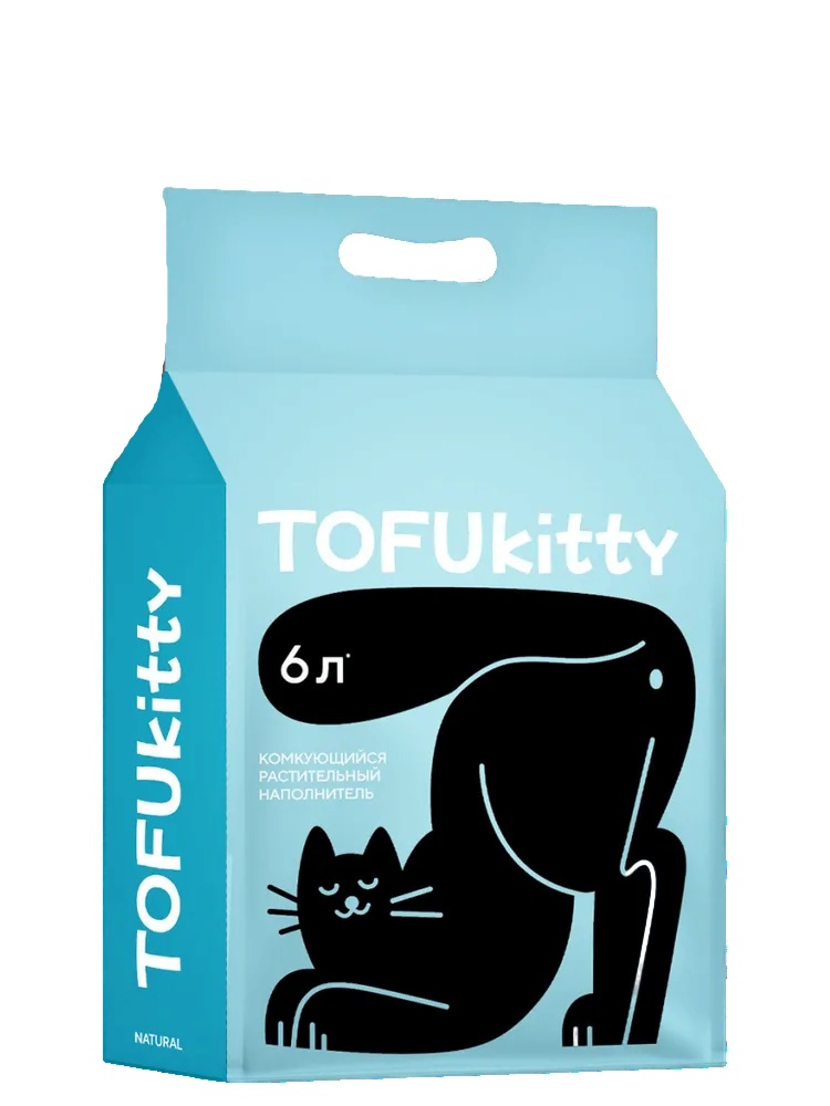 Наполнитель Tofukitti растительный комкующийся для кошек