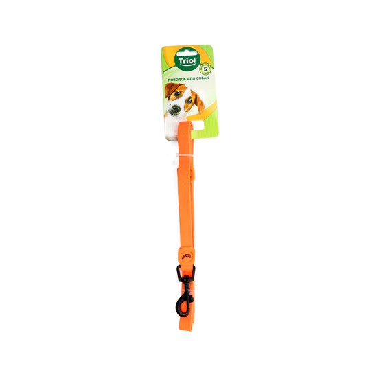 Поводок Triol Матрица биотан оранжевый для собак