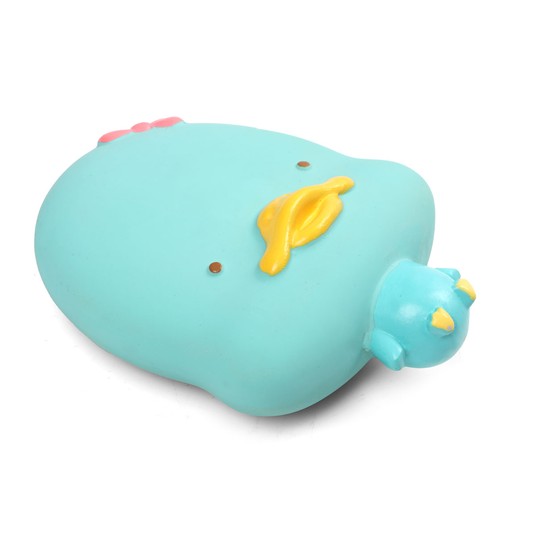 Игрушка Triol Утя из латекса бирюзовый для собак 9 см 2