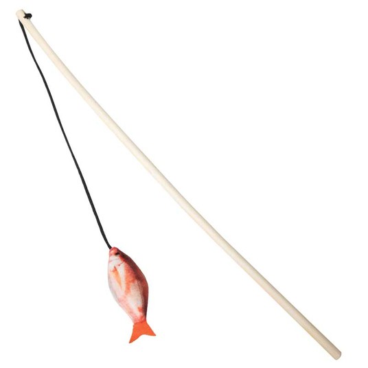 Игрушка-дразнилка Triol Красноперка для кошек 7,5*40 см 2