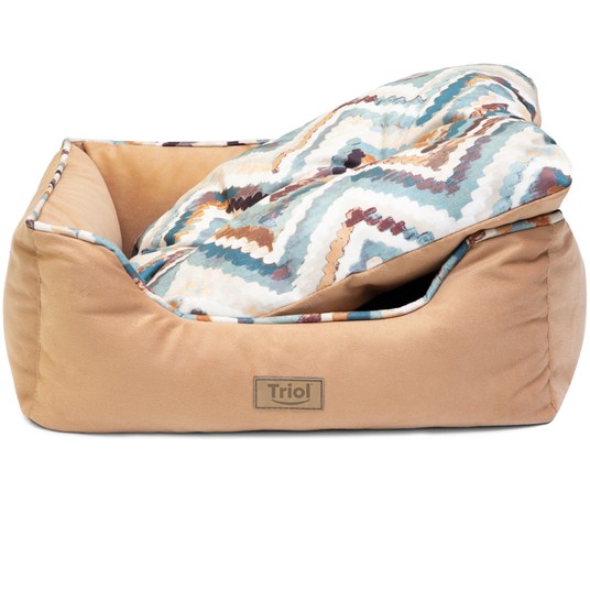 Лежанка Triol Восток прямоугольная полиэстер бежевый для животных 52*45*21 см