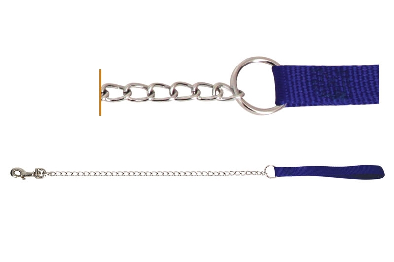 Цепь-поводок Triol с нейлоновый ручкой для собак 0,4*110 см 1