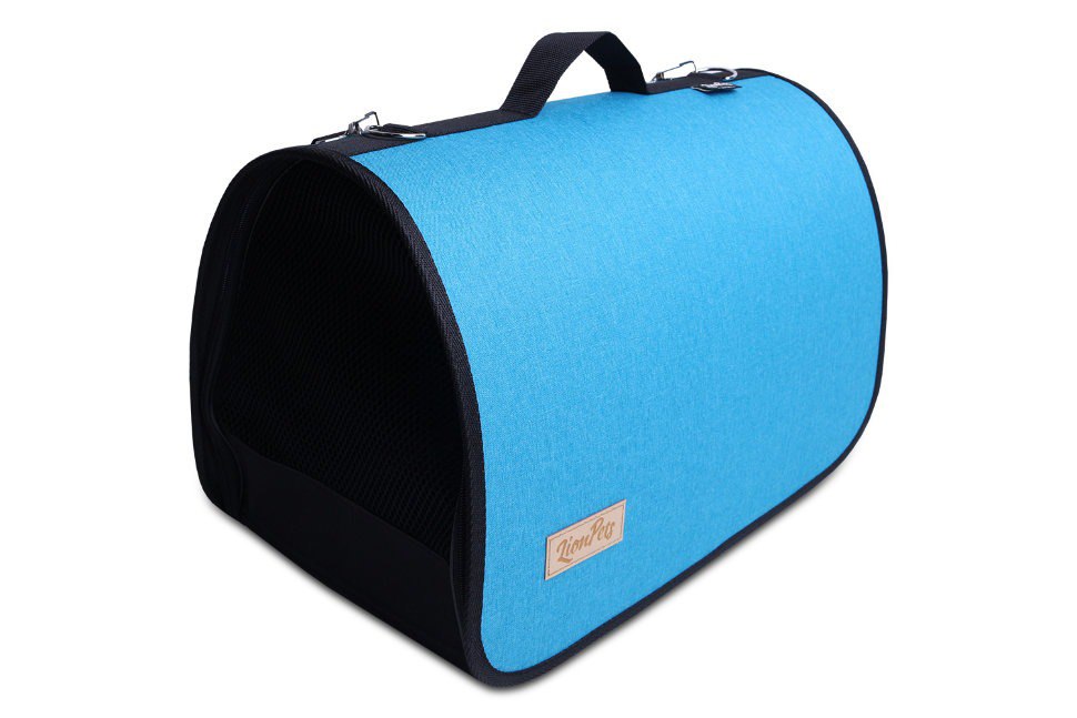 Сумка-переноска Lion Econom LM6311 голубая для животных размер 3 45*29*27 см