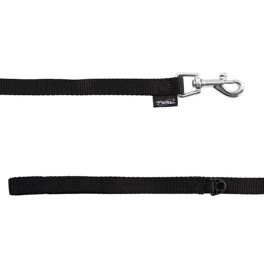 Поводок Triol Стандарт нейлон черный L для собак 2,5*120 см