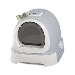 Биотуалет №1 с выдвижным поддоном серый для кошек 55*42*43 см