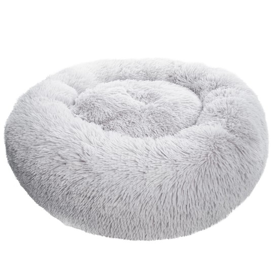 Лежанка Triol Плюшка серая для животных 58,5*14 см