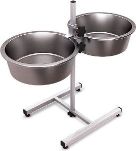 Подставка д/мисок Мухтар 3 телескоп для собак 4 л