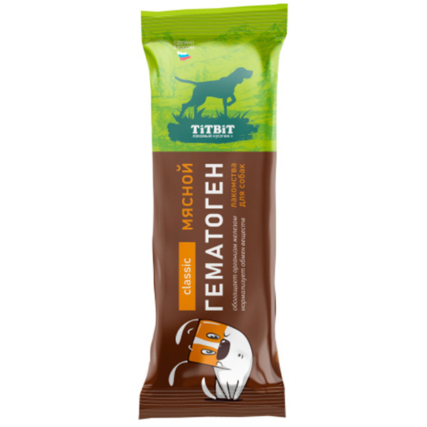 Гематоген TitBit мясной classic для собак 50 г