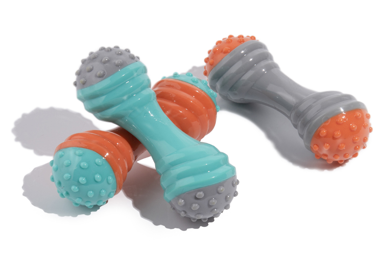 Игрушка Wogy ONI Гантель TPR для собак 12,5*5 см