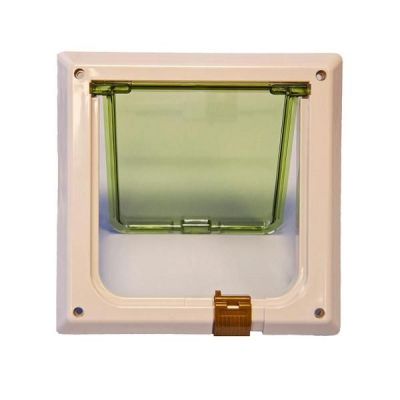 Дверца Барсик Бежевая для кошек 14,5*14,5 см