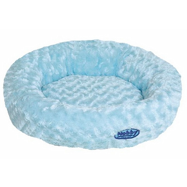 Лежак Nobby Arusha мягкий голубой для животных 45*40*18 см